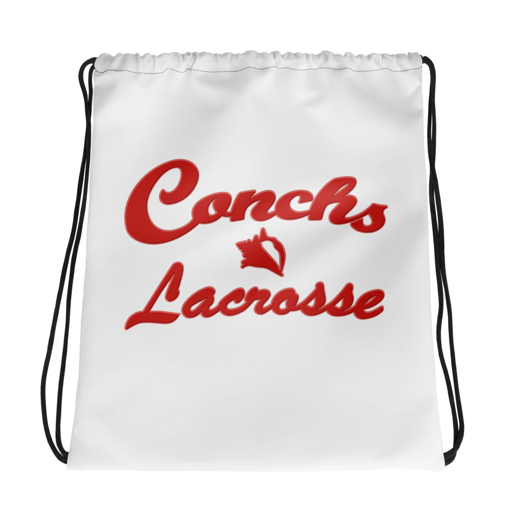 Conchs Lacrosse Drawstring Bag