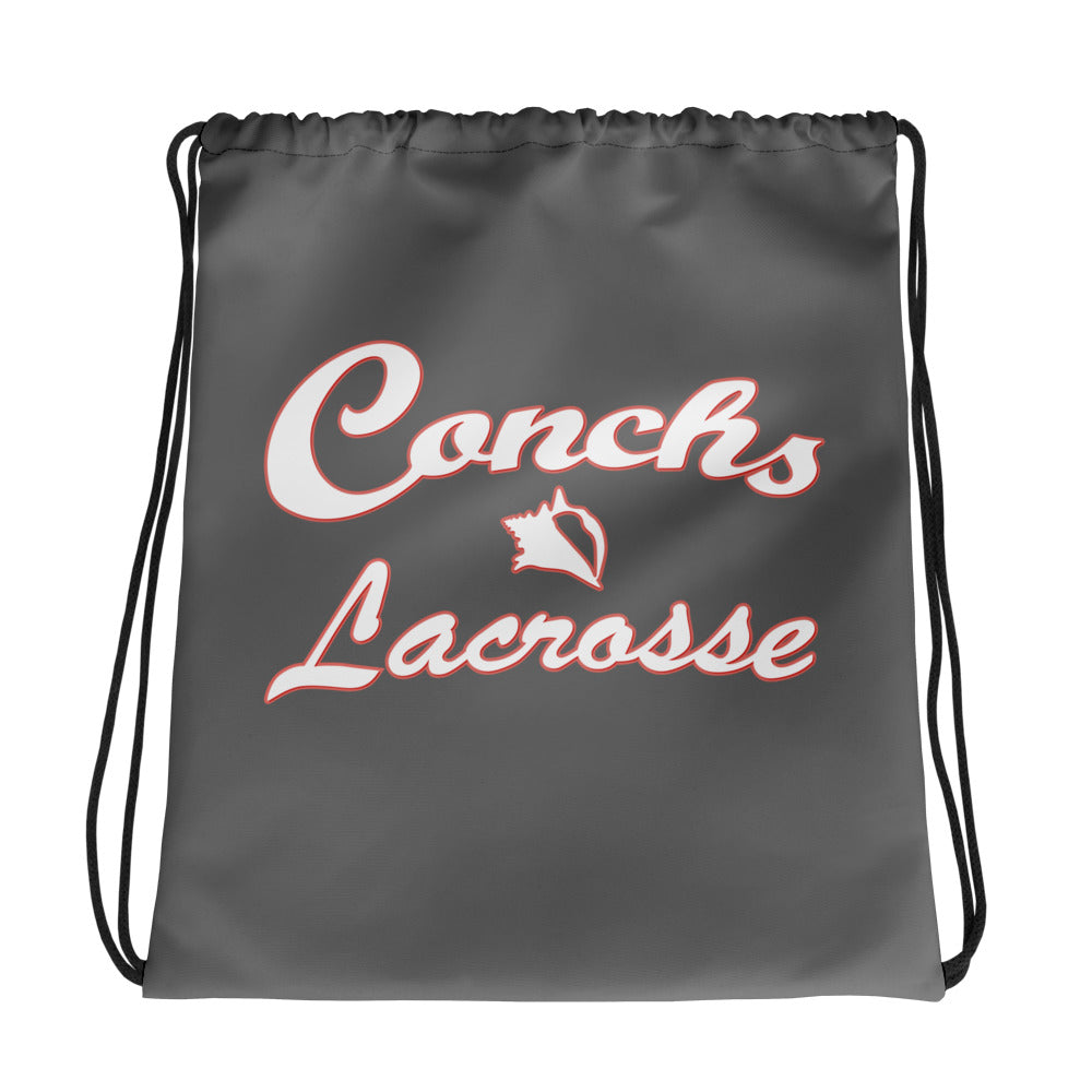 Conchs Lacrosse Drawstring Bag