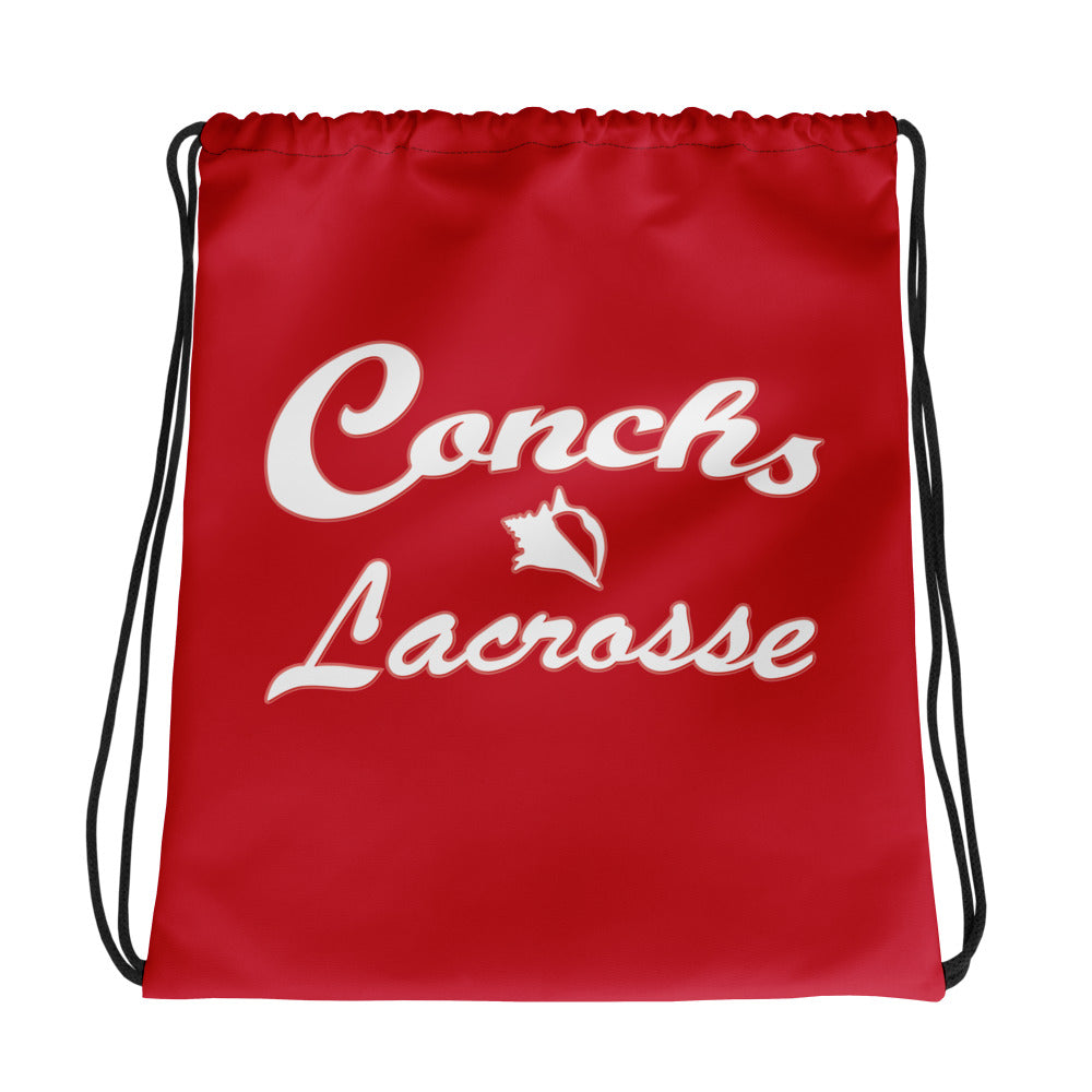 Conchs Lacrosse Drawstring Bag