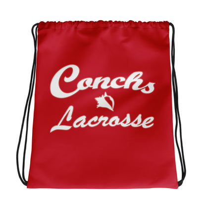 Conchs Lacrosse Drawstring Bag