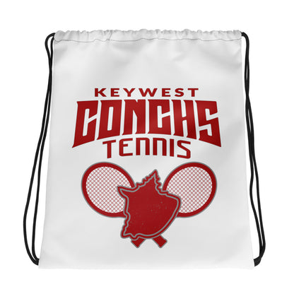 Conchs Tennis Drawstring Bag