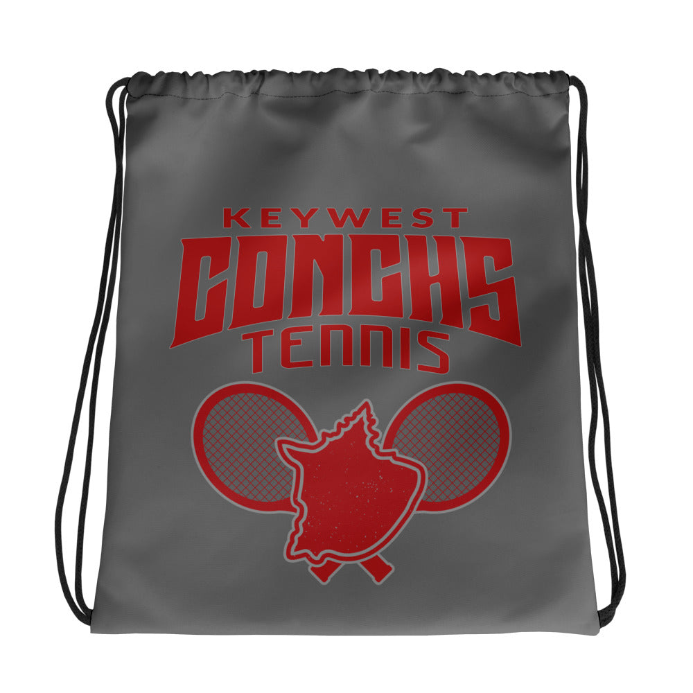 Conchs Tennis Drawstring Bag