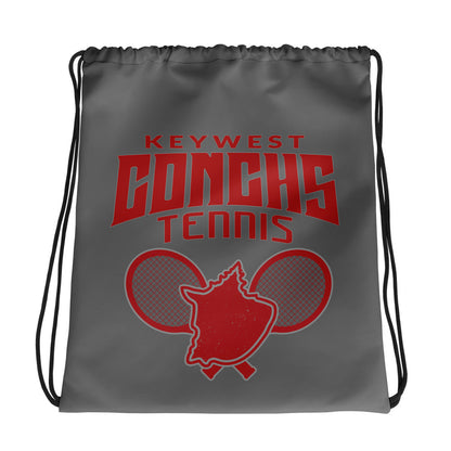 Conchs Tennis Drawstring Bag