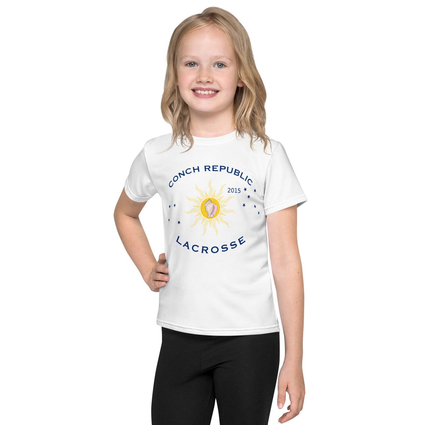 Conch Republic Lacrosse - Unisex Child Athletic Tee (Sizes 2T - 7)