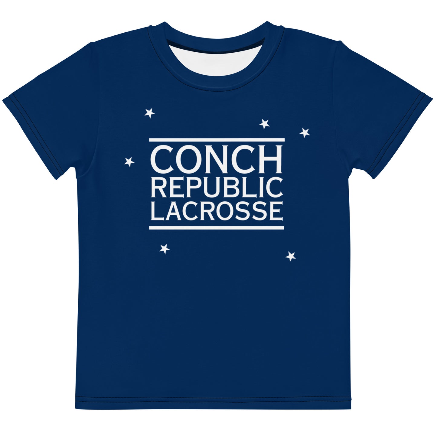 Conch Republic Lacrosse - Unisex Child Athletic Tee (Sizes 2T - 7)