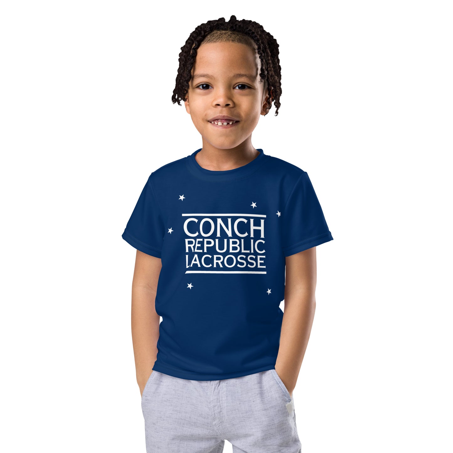 Conch Republic Lacrosse - Unisex Child Athletic Tee (Sizes 2T - 7)