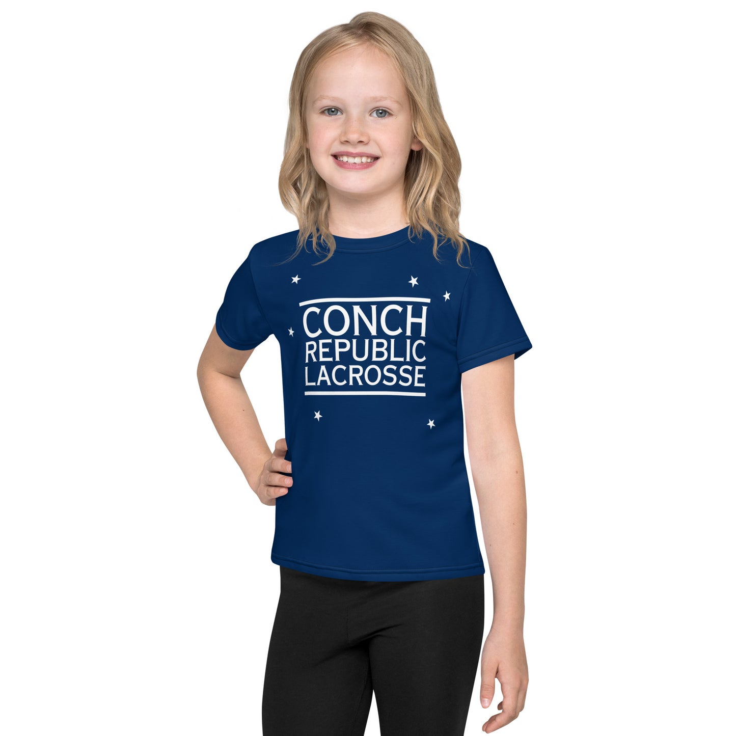 Conch Republic Lacrosse - Unisex Child Athletic Tee (Sizes 2T - 7)