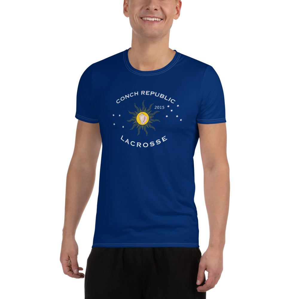 Conch Republic Lacrosse - Men's Athletic T-shirt