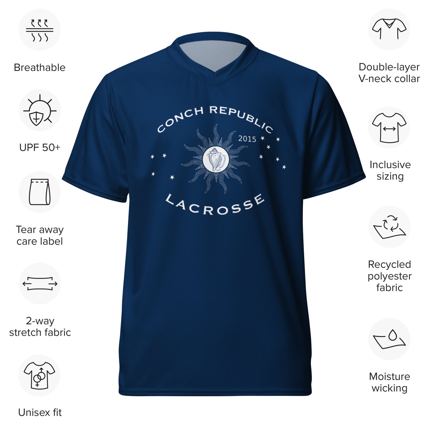 Conch Republic Lacrosse - Unisex Sports Jersey