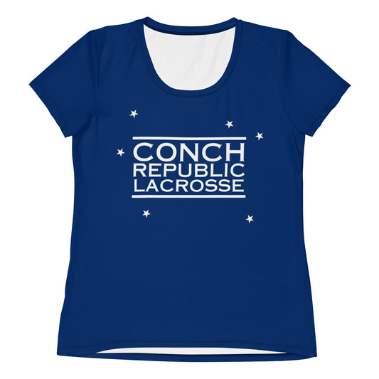 Conch Republic Lacrosse - Women's Athletic T-shirt