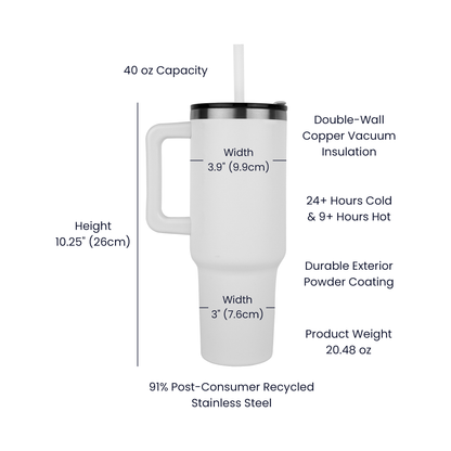 KWHS Lacrosse - Pinnacle 40oz Tumbler