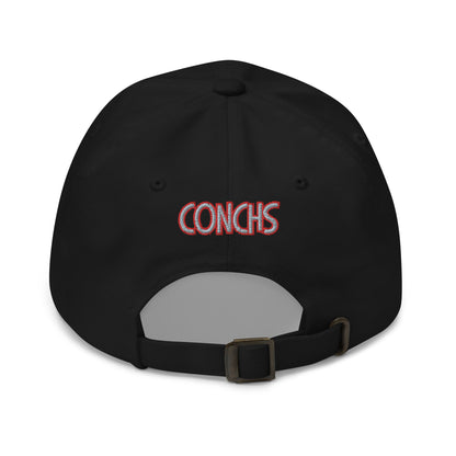 Modern KW (Front) | CONCHS (Back) Embroidered Hat with Adjustable Strap