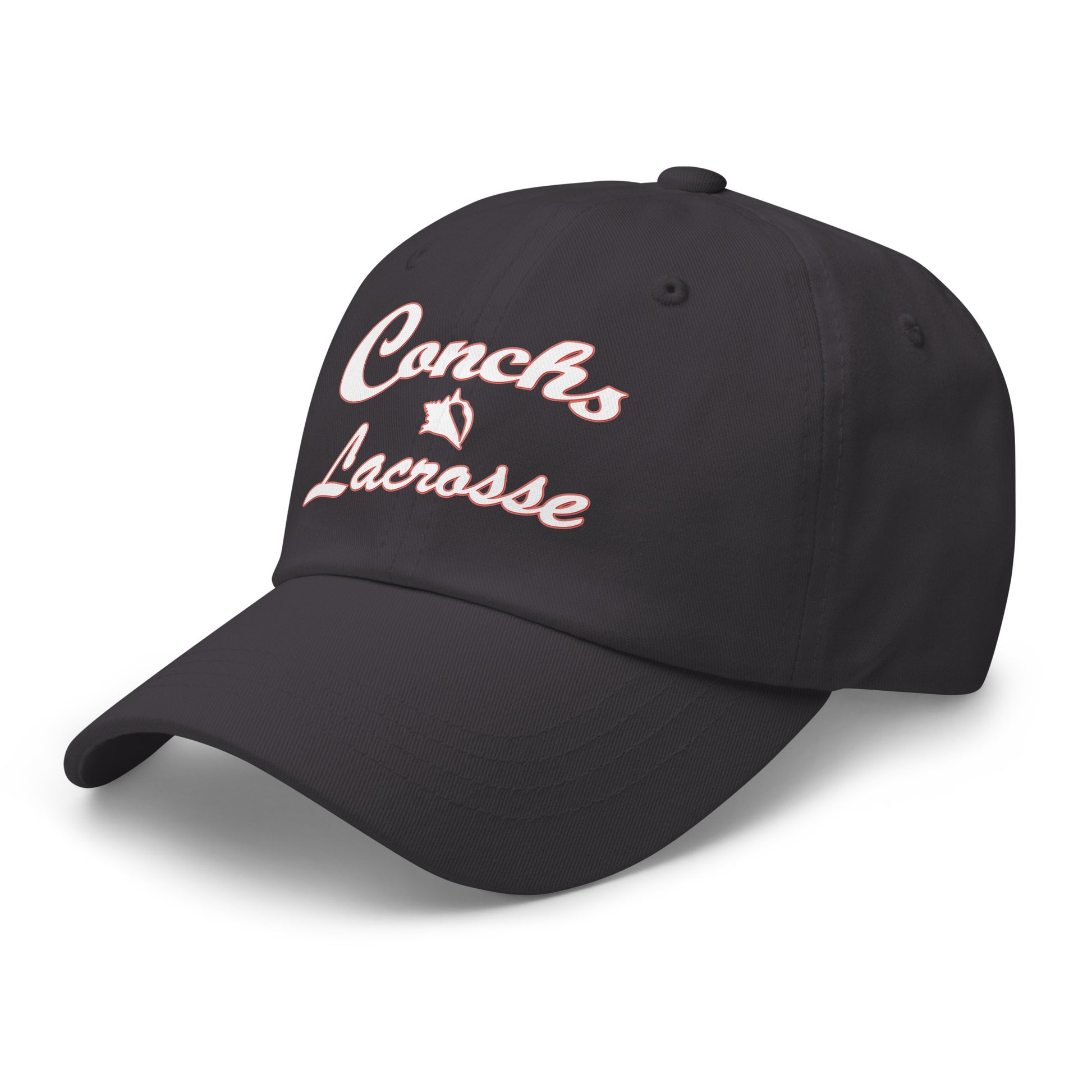 KWHS Conchs Lacrosse hat with DTF design