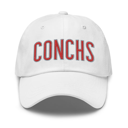 CONCHS (Front) Embroidered Hat with Adjustable Strap
