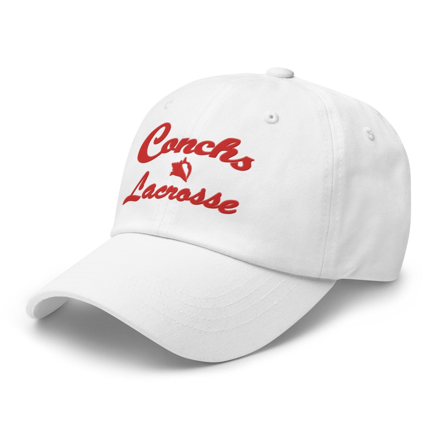 KWHS Conchs Lacrosse hat with DTF design