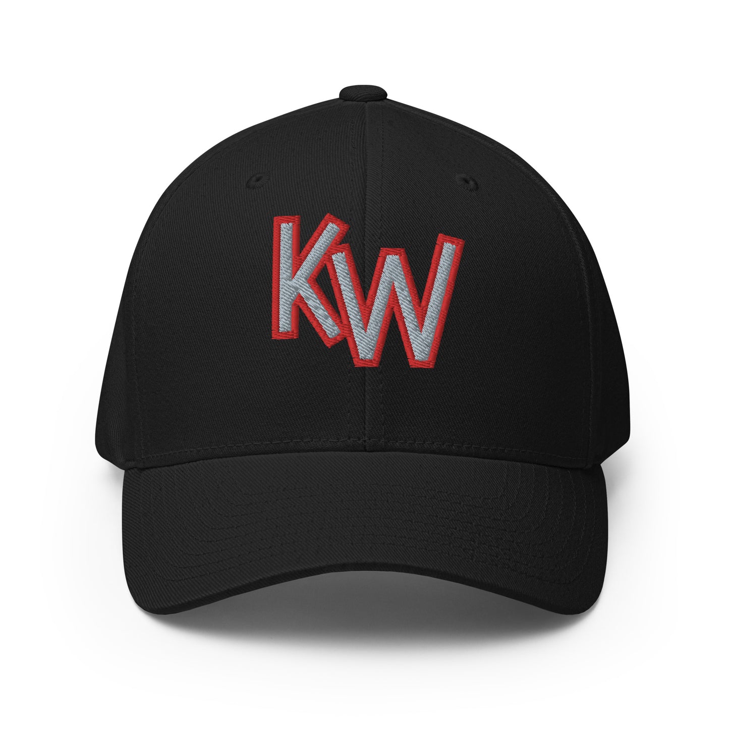 Modern KW (Front) | CONCHS (Back) | Embroidered Closed-back Fitted Hat