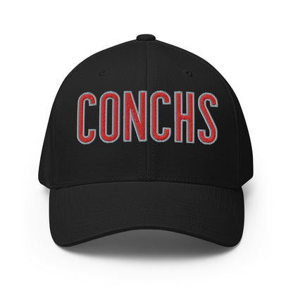 CONCHS (Front) | Classic KW (Back) | Embroidered Closed-Back Fitted Hat