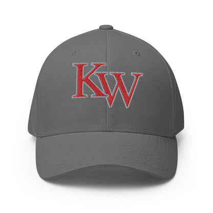 Classic KW (Front) | CONCHS (Back) | Embroidered Closed-back Fitted Hat