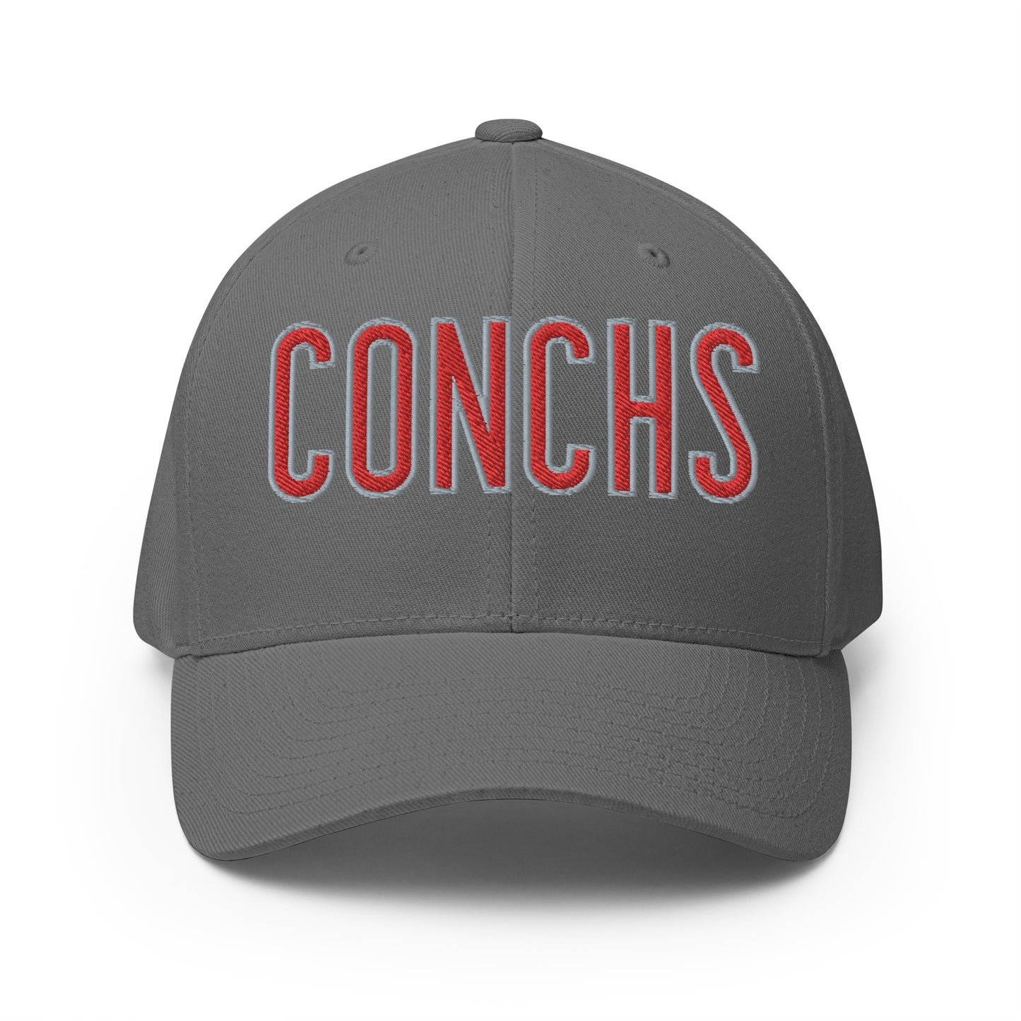 CONCHS (Front) | Classic KW (Back) | Embroidered Closed-Back Fitted Hat