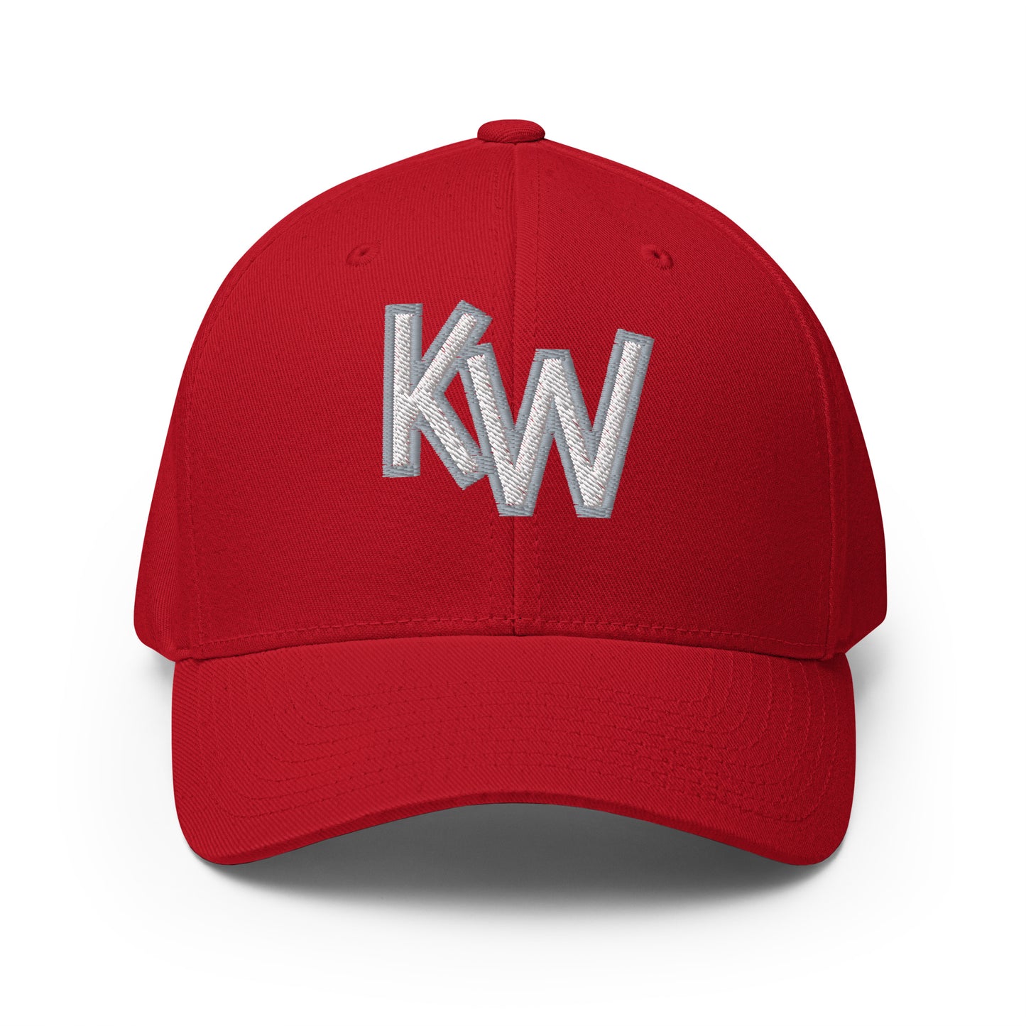 Modern KW (Front) | CONCHS (Back) | Embroidered Closed-back Fitted Hat