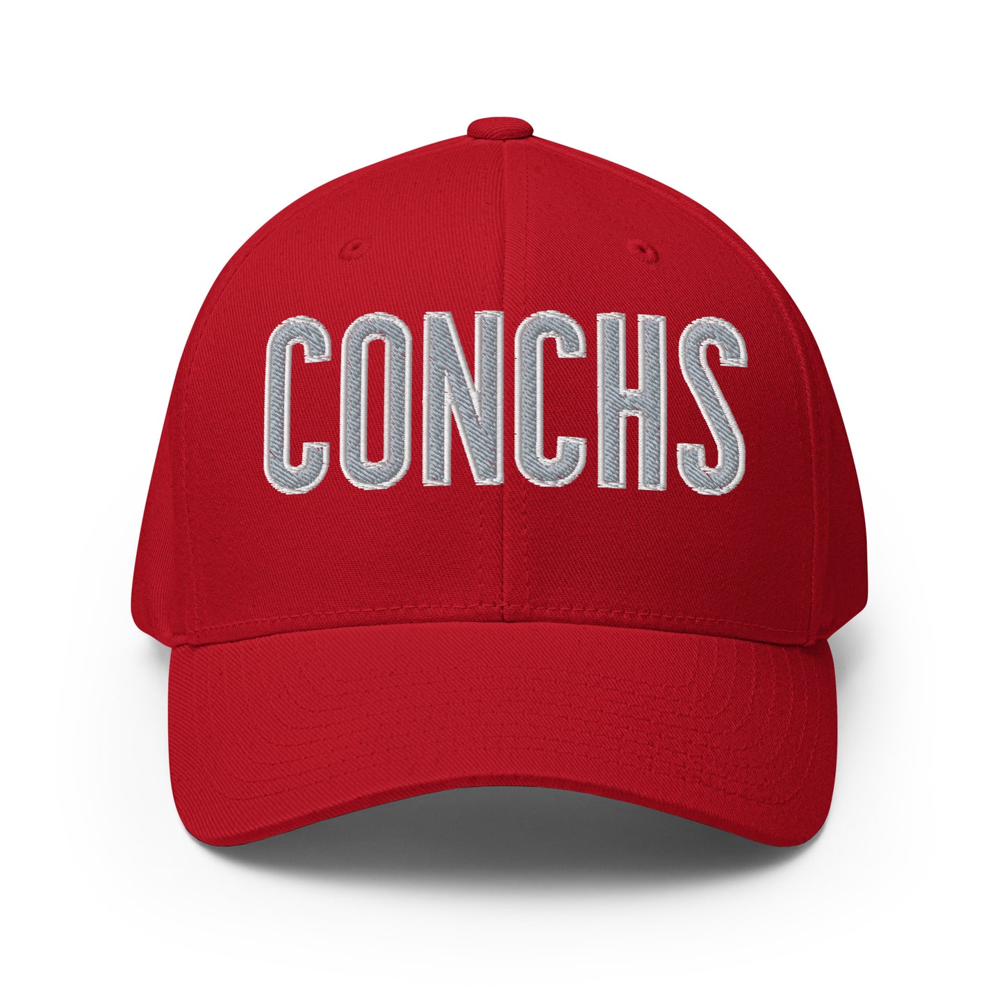 CONCHS (Front) | Classic KW (Back) | Embroidered Closed-Back Fitted Hat