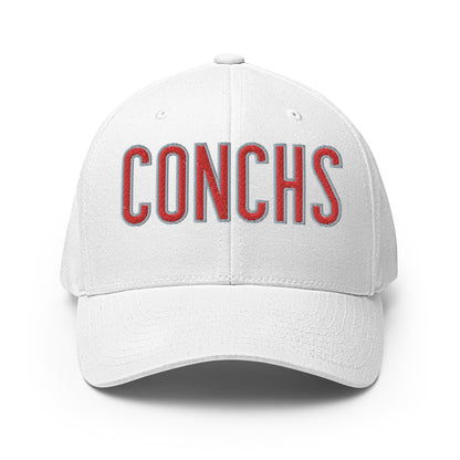 CONCHS (Front) | Classic KW (Back) | Embroidered Closed-Back Fitted Hat