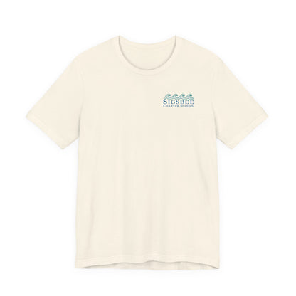 Sigsbee Charter School Logo Tee in Natural