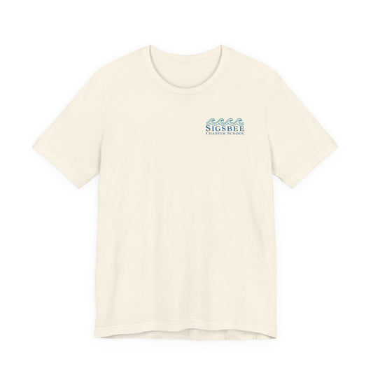 Sigsbee Charter School Logo Tee in Natural