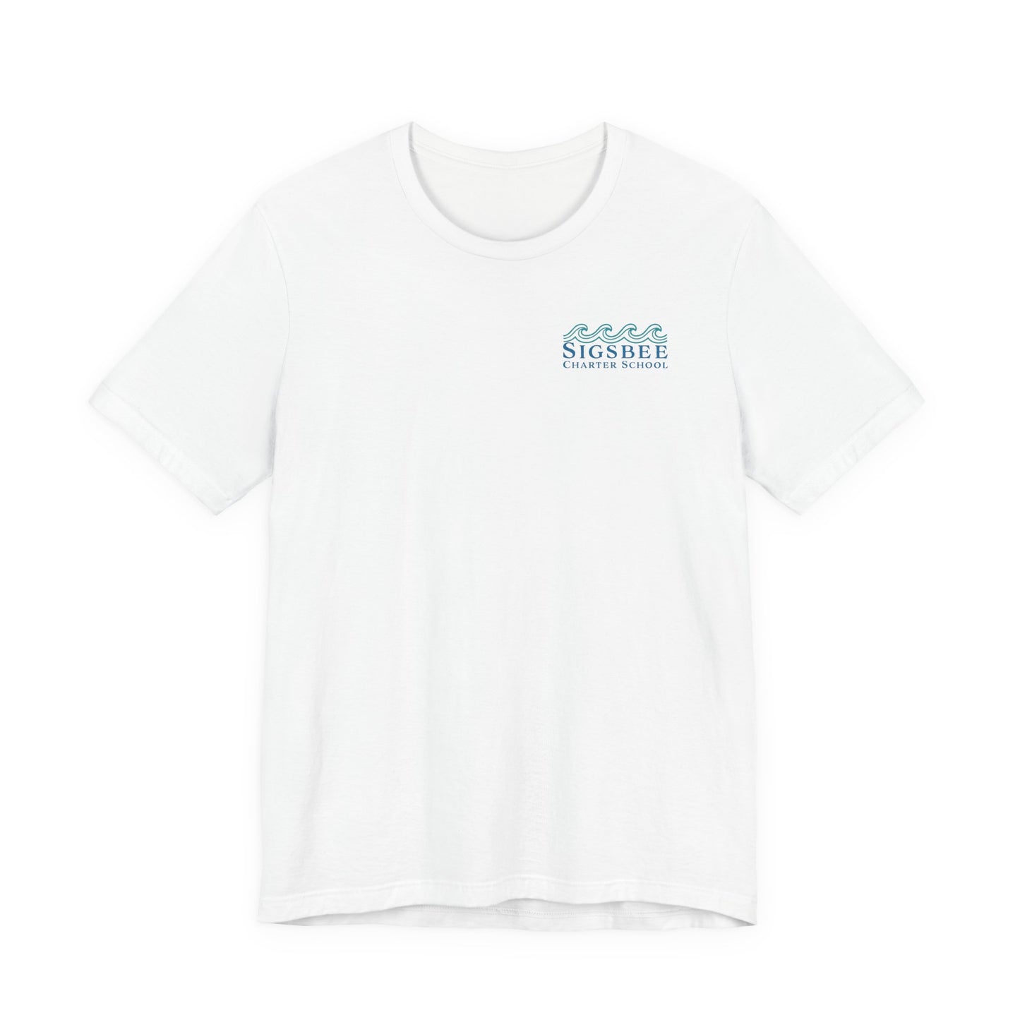 Sigsbee Charter School Logo Tee in White