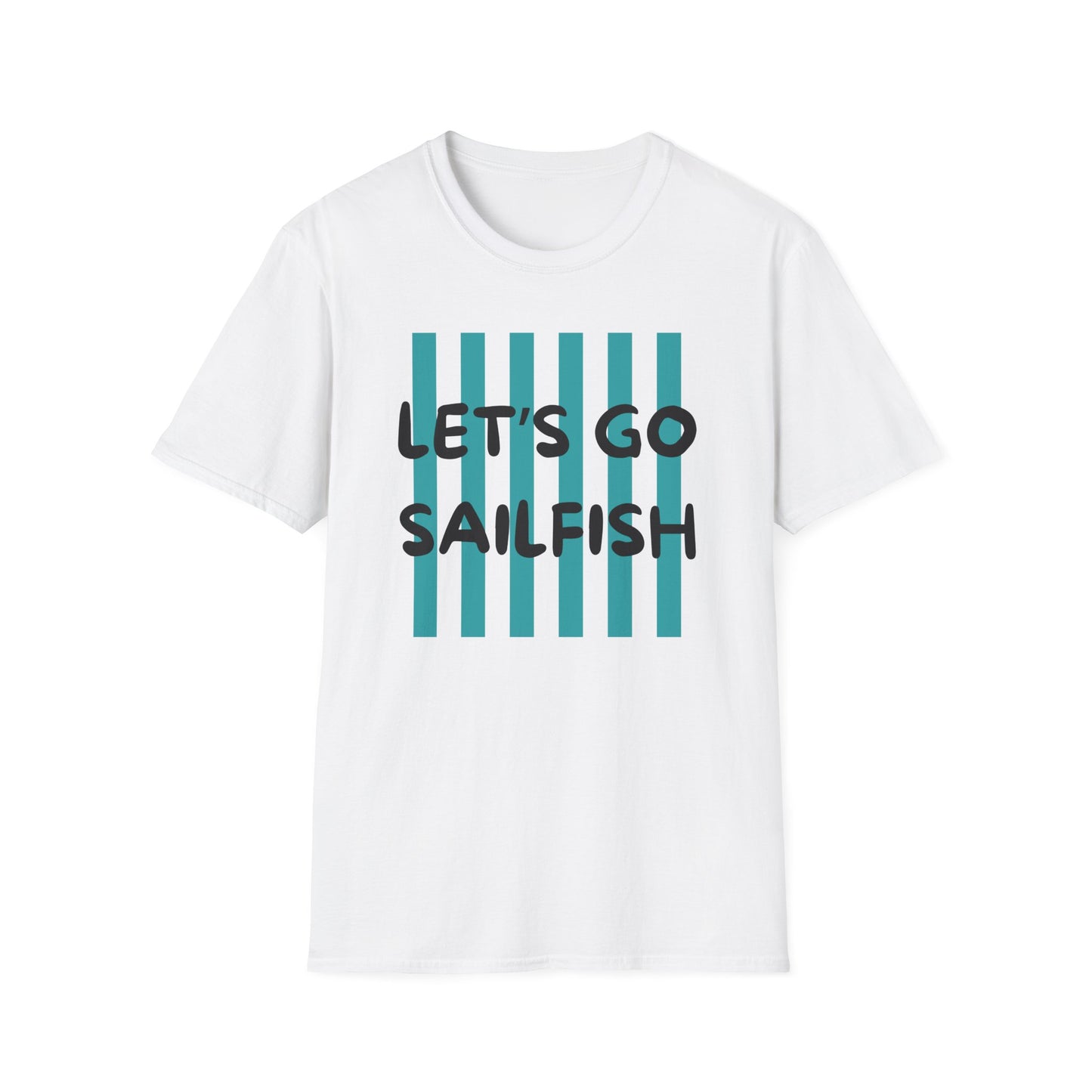 Sigsbee Cheerleading fundraiser tee in white, front view