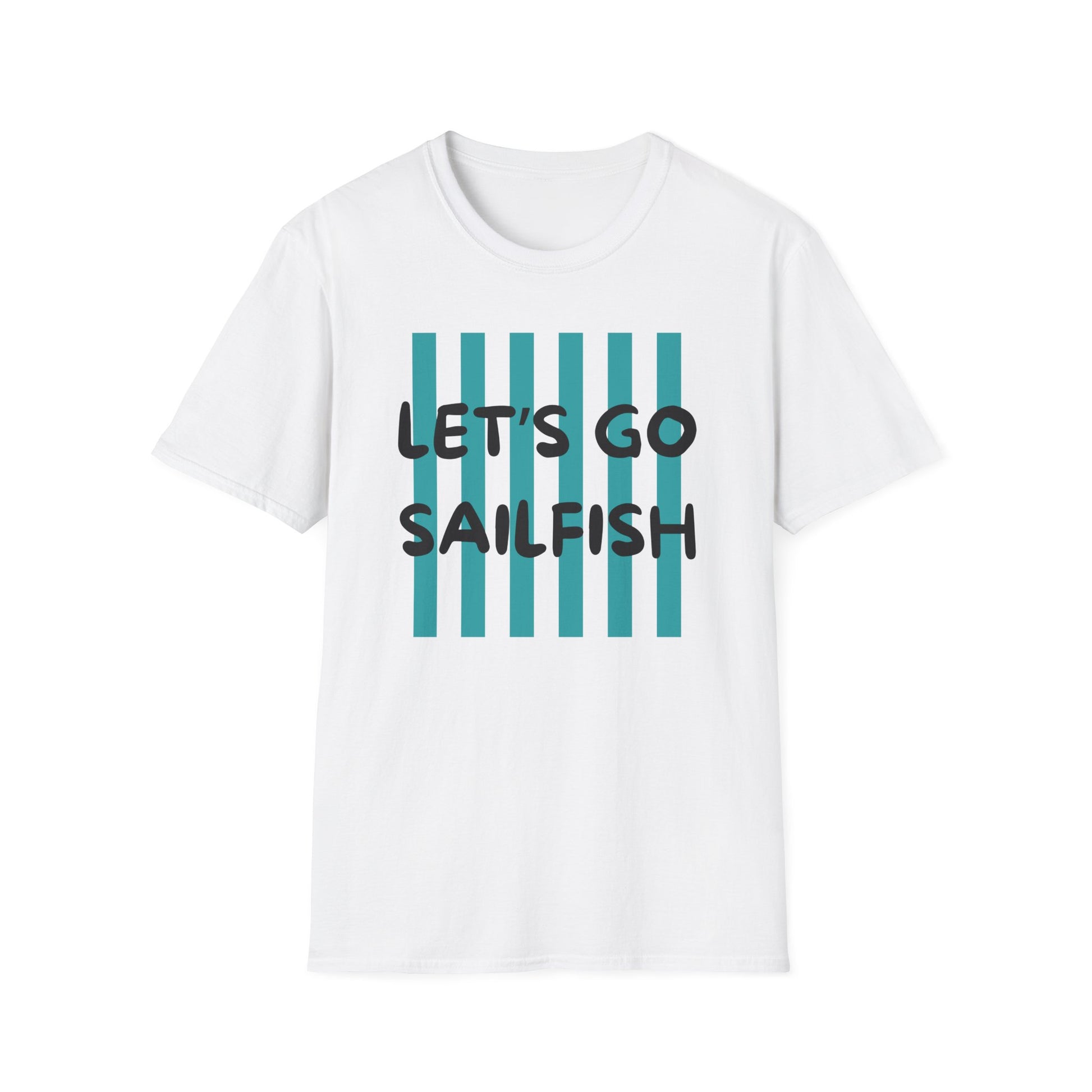 Sigsbee Cheerleading fundraiser tee in white, front view