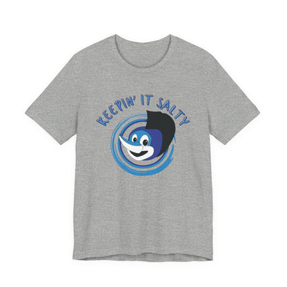 Sigsbee Keepin' It Salty Tee in Heather Grey