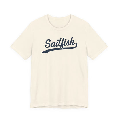 Natural Sigsbee Sailfish Script cotton tee