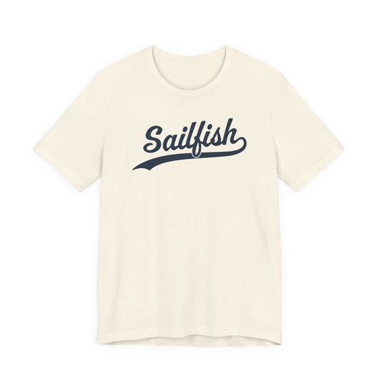 Natural Sigsbee Sailfish Script cotton tee