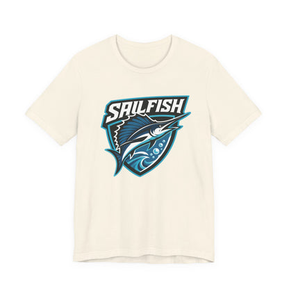 Sigsbee Sailfish Shield Tee in Natural