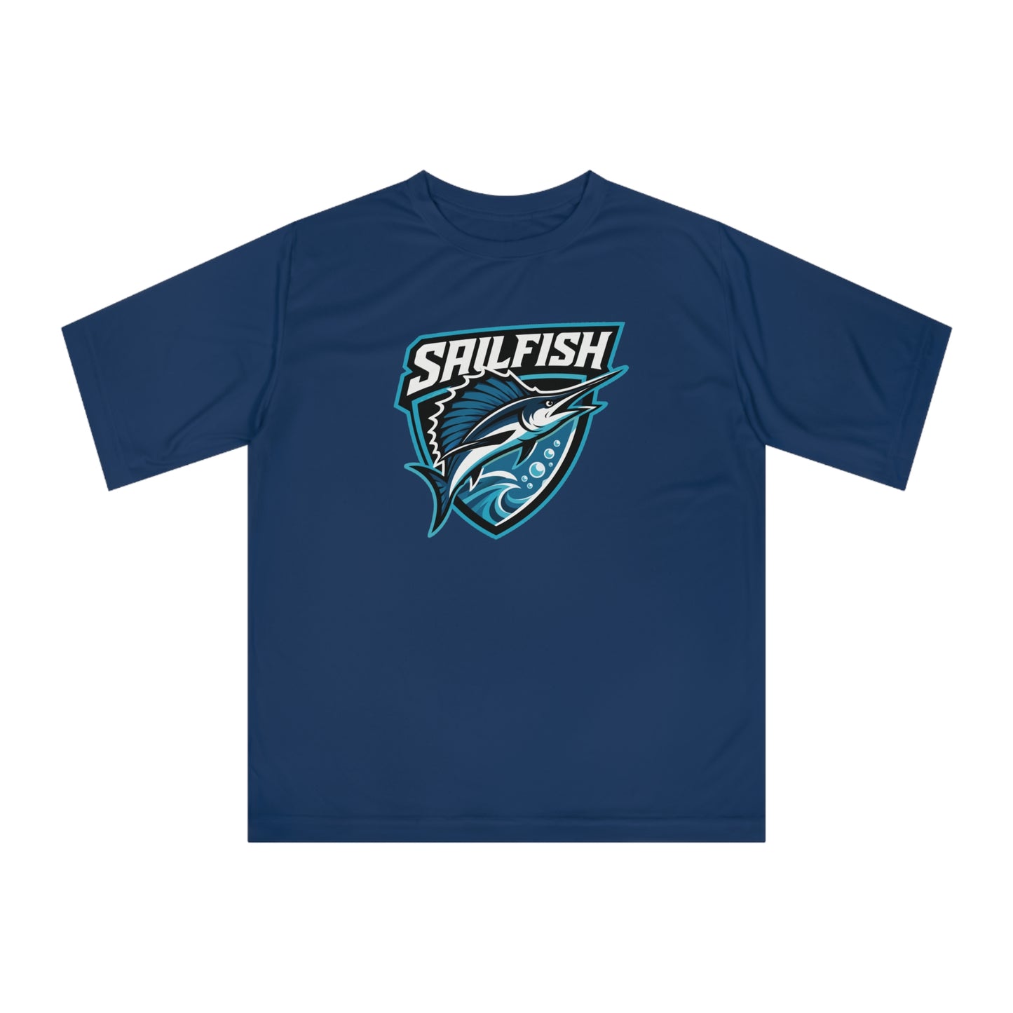 Sigsbee Sailfish Shield Performance Tee in Navy