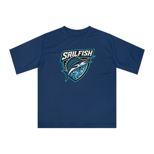 Sigsbee Sailfish Shield Performance Tee in Navy