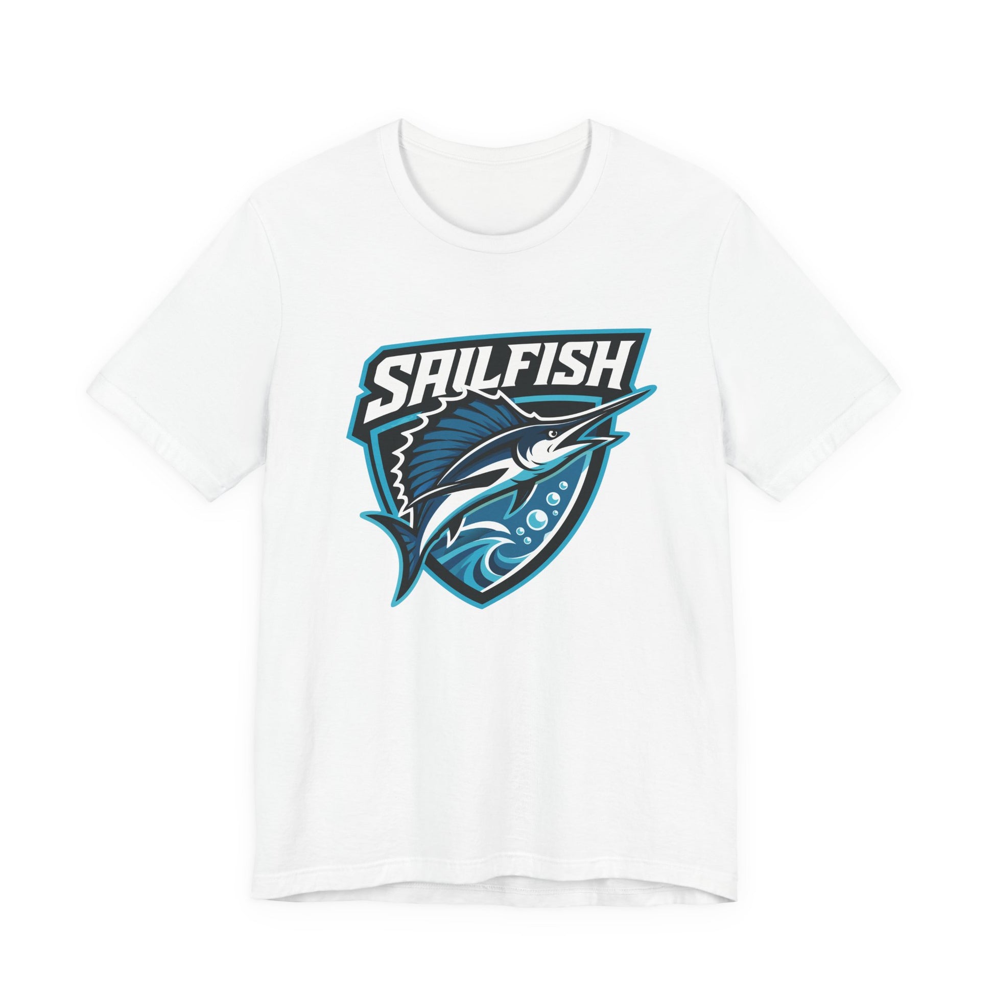 Sigsbee Sailfish Shield Tee in White