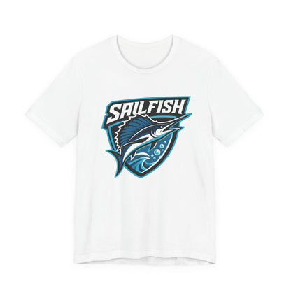 Sigsbee Sailfish Shield Tee in White