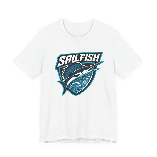 Sigsbee Sailfish Shield Tee in White