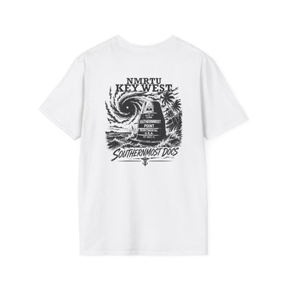 Southernmost Docs MWR fundraiser adult supporter shirt back mockup in White