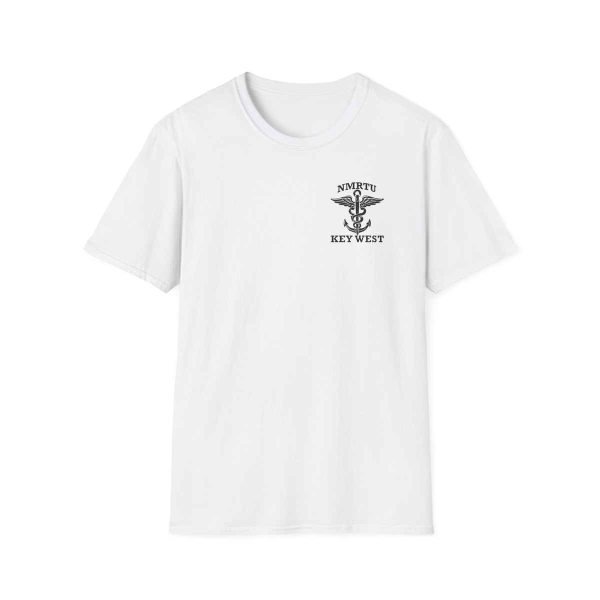 Southernmost Docs MWR fundraiser adult supporter shirt front mockup in White