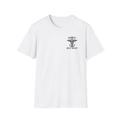 Southernmost Docs MWR fundraiser adult supporter shirt front mockup in White